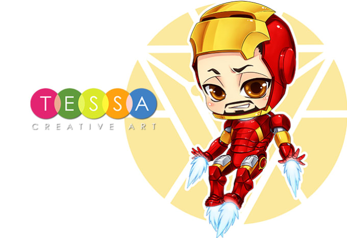 Gig Preview - Draw you as a superhero chibi