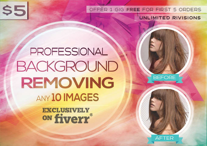 Gig Preview - Remove the background of any 10 images in 24 hours