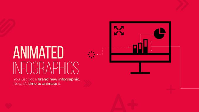 Gig Preview - Animate your existing infographics