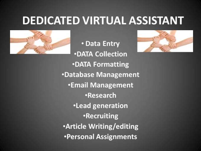 Gig Preview - Be virtual assistant for research, data entry