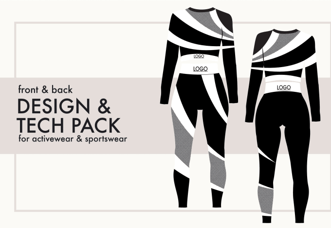 Gig Preview - Design custom fitness active wear and tech packs