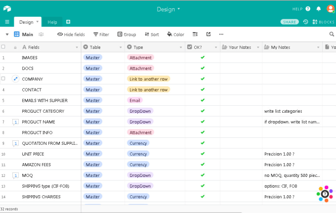 Gig Preview - Create manage database timesheet in airtable