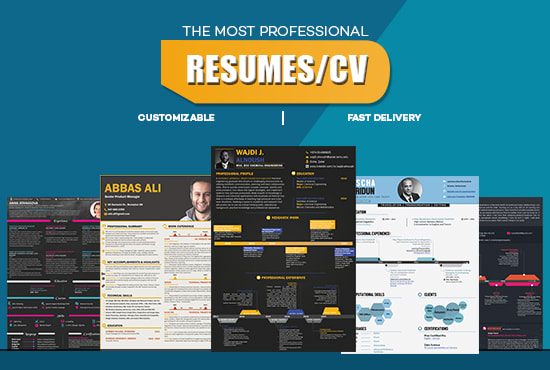 Bestseller - design infographic resume CV and presentations