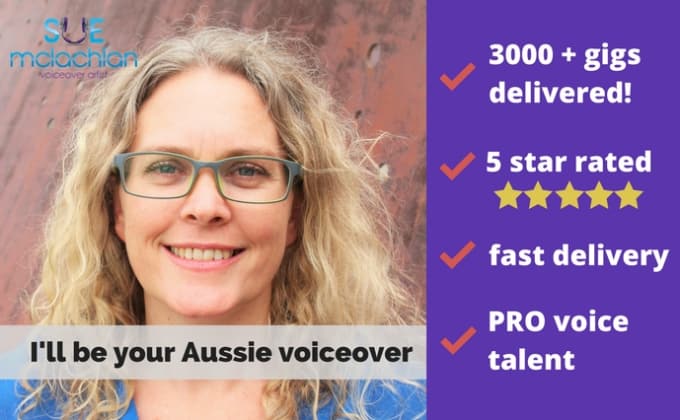 Gig Preview - Record a professional aussie accent female voiceover today