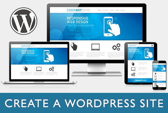 Gig Preview - Create a wordpress website