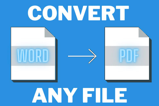 Gig Preview - Convert files for you excel word power point PDF etc