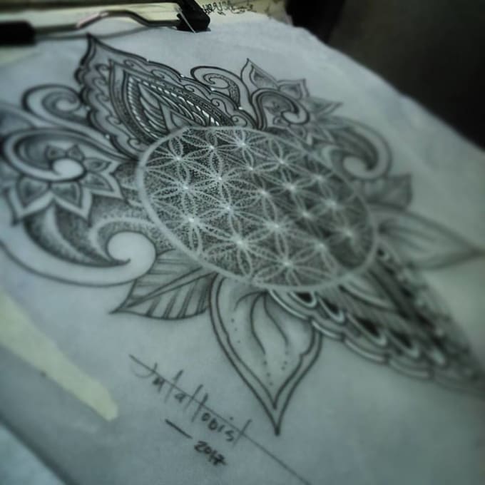 Gig Preview - Create fine detail tattoo design