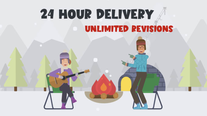 Gig Preview - Create you a 2d animated explainer video within 24 hours