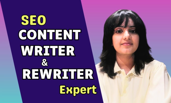 Be an SEO Content Writer and Rewriter