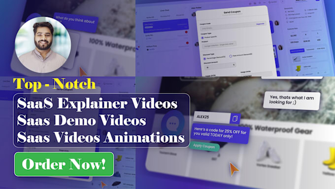 Gig Preview - Create engaging saas explainer videos, saas videos, saas demo animation