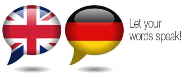 Provide a flawless english german translation by Graceweakley