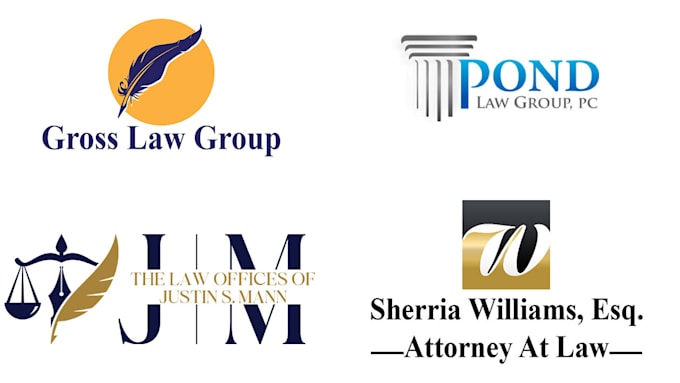 Gig Preview - Create a legal, law firm, attorney, or lawyer logo