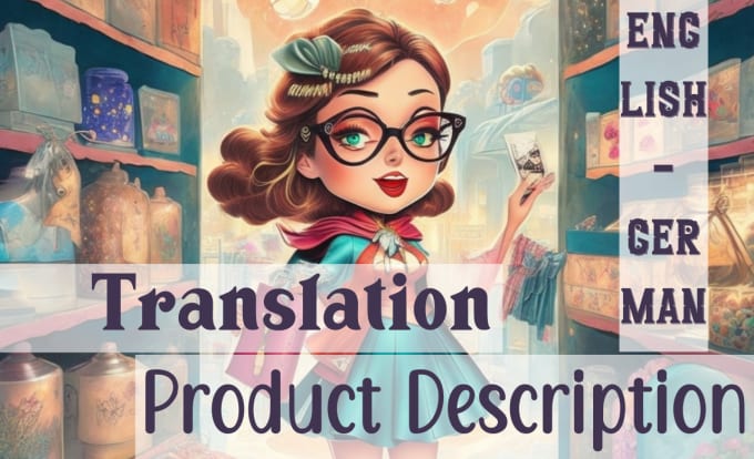 Gig Preview - Translate product descriptions for ebay amazon into german