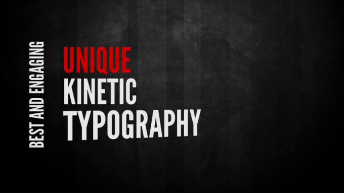 Gig Preview - Create awesome kinetic typography video