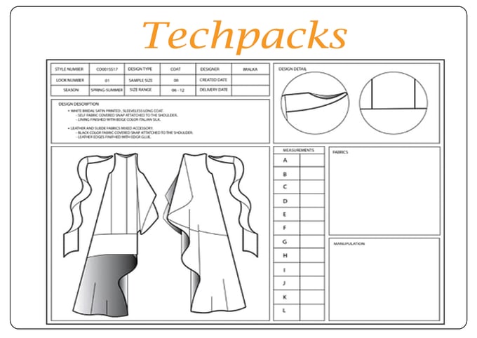 Gig Preview - Do cad drawings for your school fashion portfolio