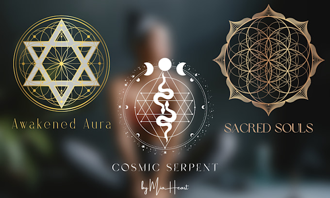 Bestseller - design mystical spiritual sacred geometry logo