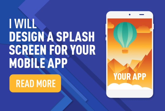 Gig Preview - Design a professional splash screen for your app