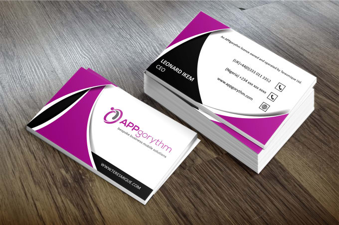 Gig Preview - Do creative professional business card design