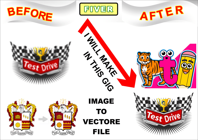 Gig Preview - Vectorise your jpg, png logo or image in high quality