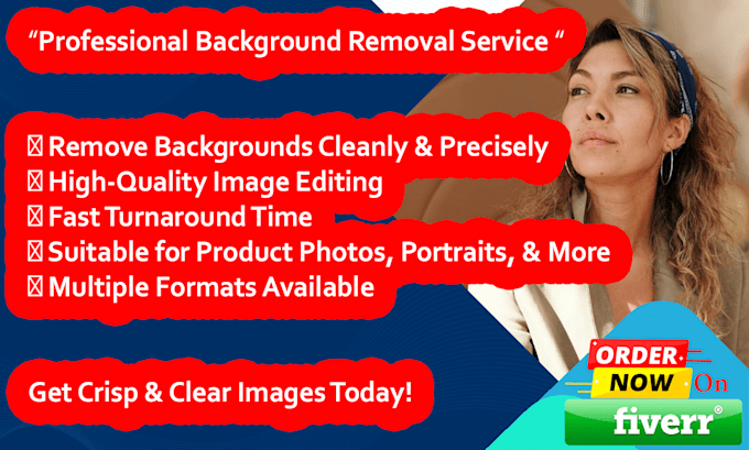 Bestseller - professionally remove backgrounds from your images