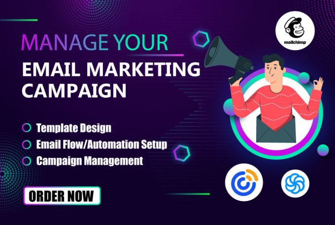 Gig Preview - Manage your email marketing campaign