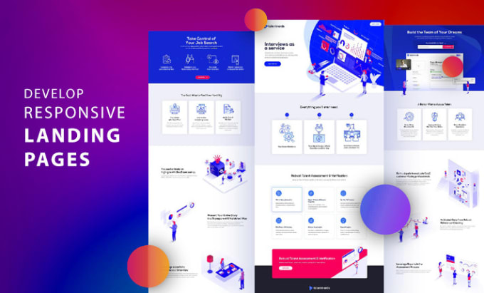 Gig Preview - Develop modern landing pages