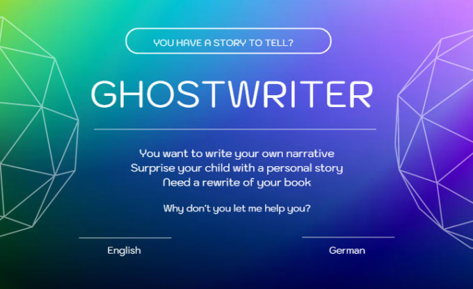 Gig Preview - Ghostwrite, rewrite edit your personal story or ebooks