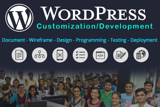 Gig Preview - Our agency will create website using wordpress with elementor , website builder