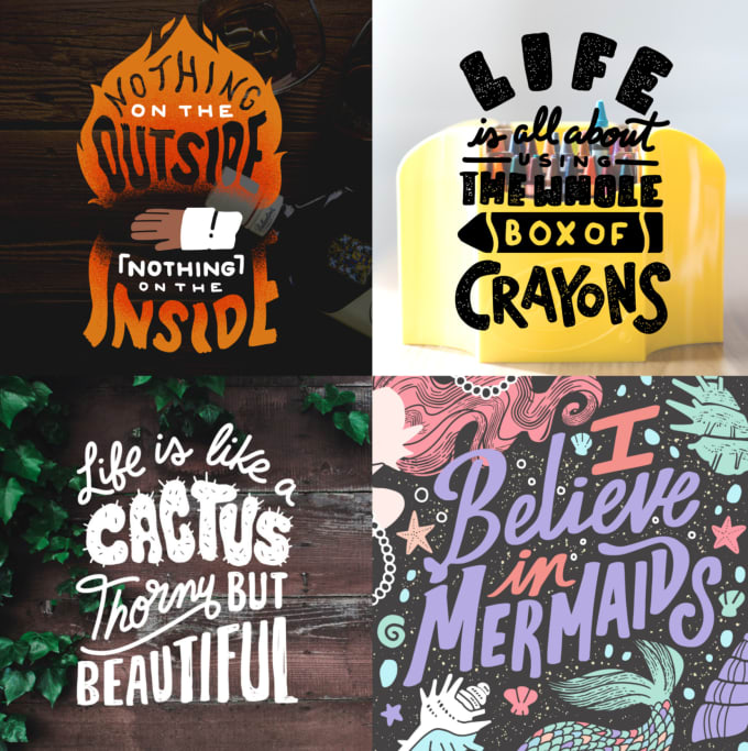 Bestseller - illustrate any quote or text in hand lettering