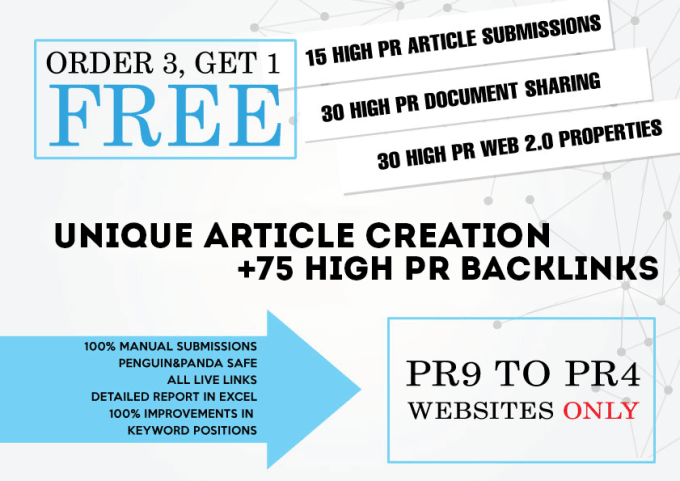 Gig Preview - Manually create 75 high da backlinks with quality content