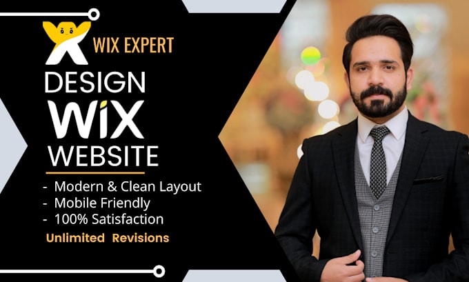 Gig Preview - Design wix website, redesign wix website or wix business website