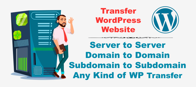 Gig Preview - Transfer wordpress website into new hosting or domain