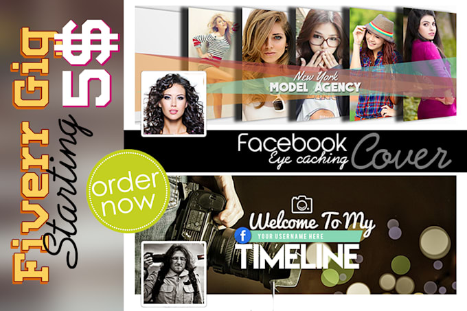 Gig Preview - Design an Amazing Facebook Cover, Timeline