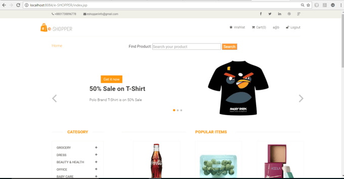 Gig Preview - Make you shopping ecommerce website at very cheap price