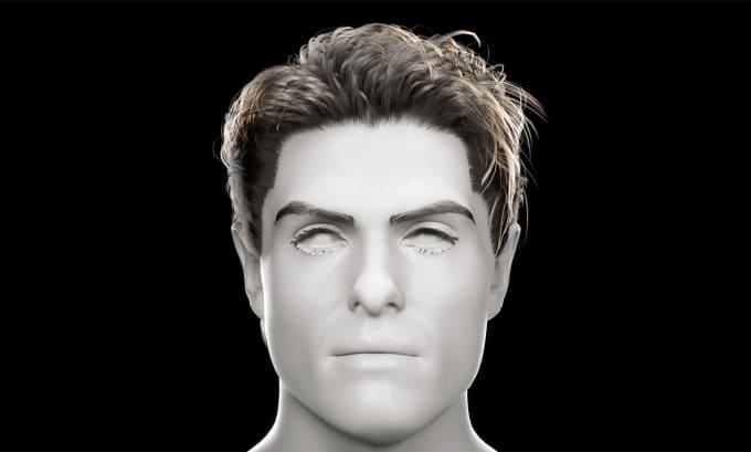 Gig Preview - Add realistic hair groom to unreal engine or 3d game model