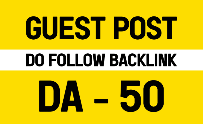 Bestseller - do guest post in 50 da general blog