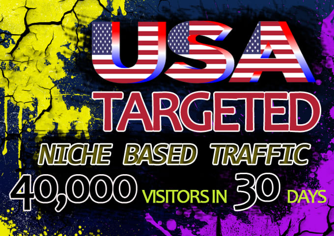 Gig Preview - Usa targeted 40k traffic in 30 days