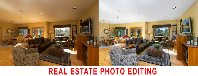 Gig Preview - Real estate photo editing, retouching