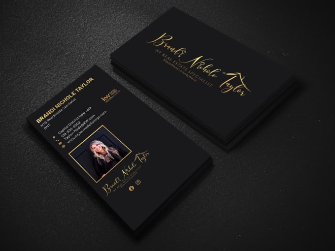 Gig Preview - Design luxury business card with elegant design