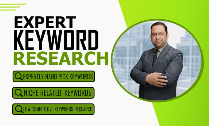 Gig Preview - Do strategic keywords research to optimize your websites visibility