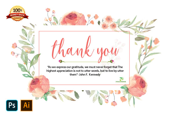 Gig Preview - Design amazon thank you card, package and product insert