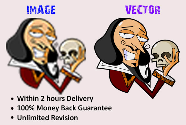 Gig Preview - Convert your logo or image to vector within 2 hours