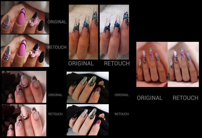 Gig Preview - Retouch photos of nail art, nails, manicure and similar