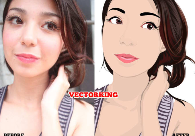 Cartoonize your photo in photoshop by Vectorking