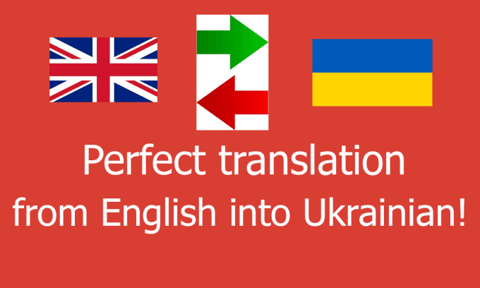 Gig Preview - Do manual translation from english into ukrainian