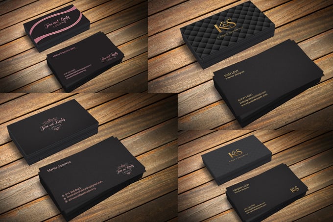 Gig Preview - Create appealing business cards for you with elegant design