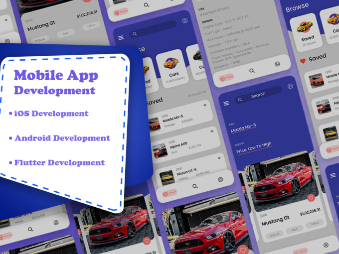 Gig Preview - Do mobile app creation for android and ios mobile app development