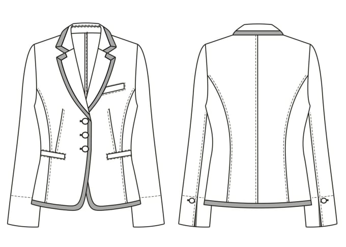 Gig Preview - Make garment design, technical or handdrawn sketch