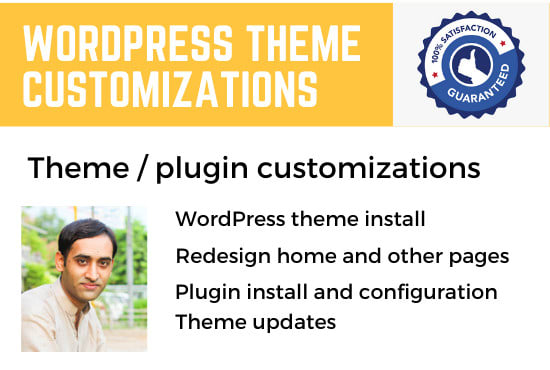 Gig Preview - Develop or customize a wordpress theme