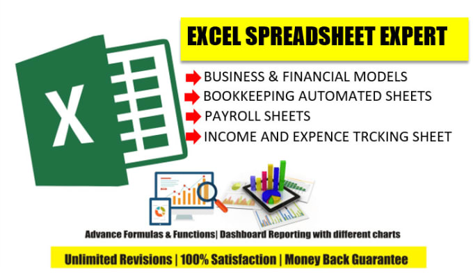 Gig Preview - Be your excel financial,budgeting,accounting expert